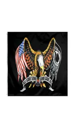 American Pow Mia Eagle Flags 3X5 FT все дали несколько дарбарных баннеров 90150см полиэстера с латунными внедорожниками для дома GAR5471321