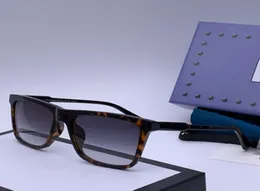 0650 Neue Sonnenbrille Designer Fashion Brille Square Frame Coating Objektiv Carbon Faser Brillen UV400 Schutz mit Case4509774