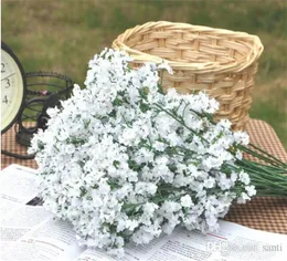 Gypsophila festive baby039s respiro artificiali fiori di seta finta pianta decorazione per matrimoni a casa kd11488743