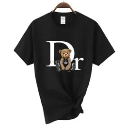 24ss Bear Designer shirt Men polo shirt Luxury shirt Brand shirt Cute Bear Print Women T-shirt Men Tshirt Summer Graphic Fashion Female Shirts Woman Clothing oversize