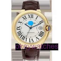 AAAA Cratre Designer Wysoka jakość automatycznych zegarków Przedanie przed wydaniem Blue Balloon 18K Mechanical Watch Mens W6900551 z oryginalnym pudełkiem