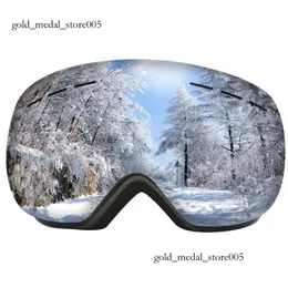 Лыжные очки двойные слои против тумана Сноуборда Слажельные бокалы сноуборда снегоходы на снегоходные мощные очки.