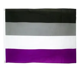 90x150cm LGBTQIA ACE Community Asexuality Asexual Flag Nonexuality Pride Derect Factory Hanging 100 Polyester9107501