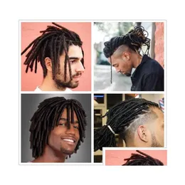 Bulli per capelli neri marrone umano dreadlocks clocheted hiphop in stile hiphop reggae cture dreadlock for men women 10pcsbundle6120712 drop gas Dhufy