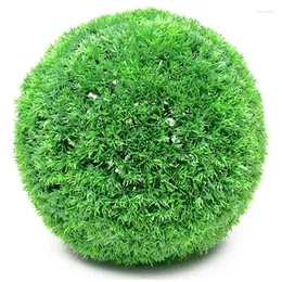 Decorative Flowers Topiary Balls Round 4 Layers Pine Needles Ball Artificial Green Plant Fake Decor For Home