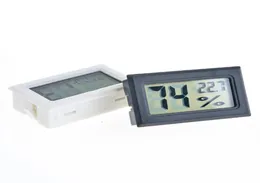 Blackwhite FY11 Mini Digital LCD Environme Thermometr Higrometr Wilgotność Miernik temperatury w pomieszczeniu lodówka ICEBOX2669727