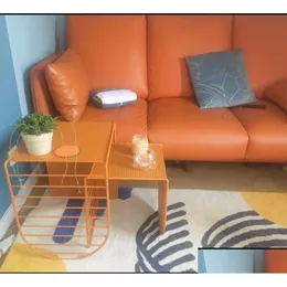 Мебель для гостиной скандинавский матифункциональный железный диван -чайный стол маленький семейный телевизионный шкаф Комбинация простые современные цветочные столы декорат dhf6b