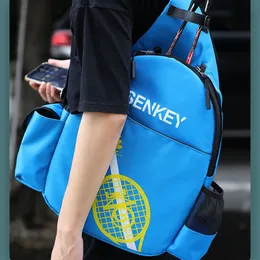 Tennis Racket Bag Double Shoulder Backpack Sport Outdoor Gym Training Oxford Cloth Badminton Racquet 240516
