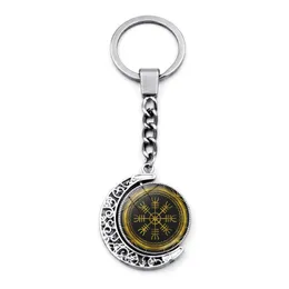 11 Colors Man Science Fantasy Vintage Viking Hero Movie فيلم Charaters Glass Cabochon Keychain جودة عالية