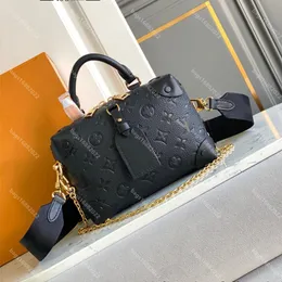 Luksusowe luksusowe torby na torbę Pettete Malle Souple torebki torebki na ramię łańcuchowa torba mini crossbody torebka kosmetyczna haft haftowy narzędzia lvity torebki torebki