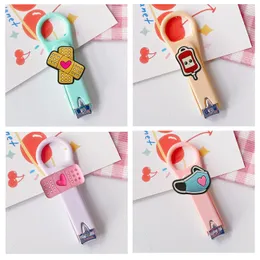 Cuticle Scissors Medical 1 Cartoon Nail Clippers Stainless Steel Cute For Child Mini Adt Household Set Cutter Girls Portable Students Otqxt