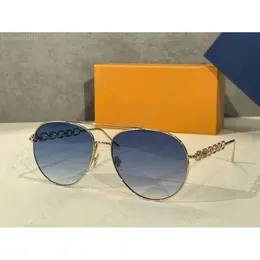 Mode moderne Schildstil nimmt meine Kette Pilot Sonnenbrille coole Doppelfarbe Objektiv Marke Design Sonnenbrille Oculos de Sol Sonnenbrillen 92A4