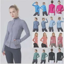 2024 اليوغا سترة النساء تعريف التمرين الرياضي معطف اللياقة البدنية الرياضة بسرعة الجافة النشطية أعلى zip slotshirt sportwear بيع الساخنة