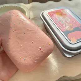 Altri giocattoli Slow Rising Super Sticky Box Cake Streezed Butter Ice Cream Squesy Fidget Toy Release Release Relax Regalo per rilassamento