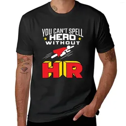 Herren-Tanktops Sie können keinen Helden ohne HR-T-Shirt buchstabieren und schnell trocknende ästhetische Kleidung T-Shirts für Männer Baumwolle