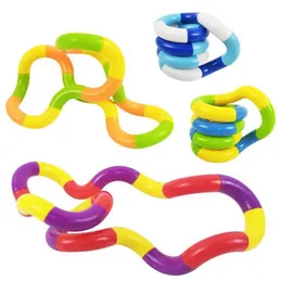 Outros brinquedos 4pcs corda Twisted Fidget Sensory Toy para Autism Stress Relief Childrens Party Desconto Juguetes Divertidos y graciosos para ni OS