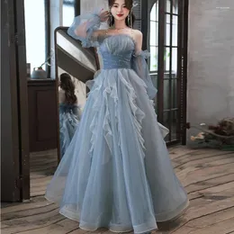 Party Dresses Hong Hu Formal Evening 2024 High End Solo Performance Student Art Exam Forest Host Luxury Nisch Glam Women's Prom Dress