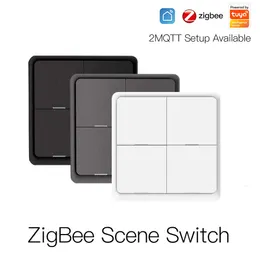 Zigbee Akıllı Sahne Düğmesi Kablosuz Sahne Anahtarı Sahne Düğmesi Akıllı Ev Otomasyonu DDMY3C