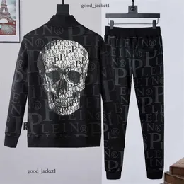 Plein Bear Men's Tracksuits Hoodie Jacket Trousers Crystal Skull Tracksuit PP Mens Hoodies Casual Tracksuits Jogger Jackets 338