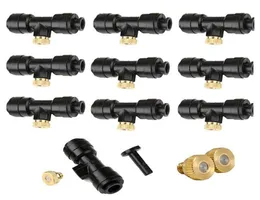 Watering Equipments 21Pcs Misting Nozzles Kit Fog For Patio System Outdoor Cooling Garden Water Mister2253430
