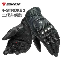 Специальные перчатки для езды на деннис титановый сплав на искренний мотоцикл Cowhide Sport