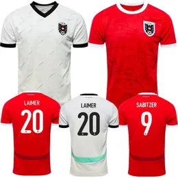 2024 Austria Soccer Jersey pamiątka Arnautovic Football Shirt 24 25 Home Away Alaba Camisetas de Futbol Sabitzer Lienhart