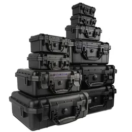 Hard Carry Case Bag Tool mit Precut Schwamm Speicherbox Sicherheitsschutz Organizer Hardware Toolbox Impact Resistant 240510