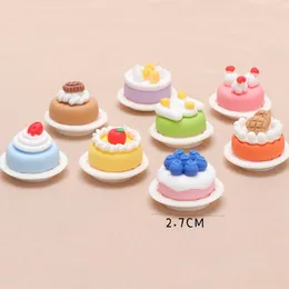 8pcs Śliczne 1/6 Miniaturowe Dollhouse Kitchen Cake Fruit Cake Symuluj mini jedzenie dla BJD Blyth Doll Accessories Toys Girl