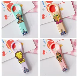 Callus Shavers Trendy Monkey Cartoon Nail Clippers Edelstahl Child Manicure Tools Fingernagel für Männer kreativer tragbarer Set Stude Otreb