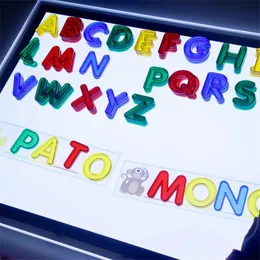 Montessori Toy Light Table Letters and Number Learning Eudcation Montessori Toys för 3 -åringar Lärarhjälp Barn gåva D44Y 240510