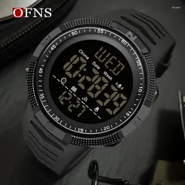 Orologi da polso di orologi digitali uomini 50m waterproof sport orologi militari a led orologio cronometro elettronico reloj hombre