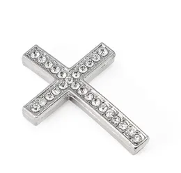 Tsunshine -Komponenten Metallanschluss Perle Shamballa Armband Silber Farbe Weiß klares Kristalleinlay für DIY -Schmuck 3520142
