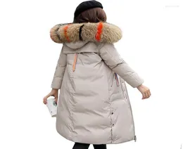 Women039s Trench Coats 2022 High Quality Women Winter Jacket Hooded With Fur Collar Warm Thicken Female Coat Long Parka Woman L5637571