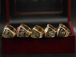 Trzy kamienne pierścienie trzy kamienne pierścienie Wysokiej jakości 5PCS 1972 1982 1983 1987 1991 Washington Football Championship Ring Fani US SORES DHRWK