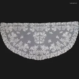 Bridal Veils Large Size Half Round Classic Spanish Style Lace Mantilla Women Head Covering Catholic Church Veil