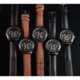 Tudorr Watch New Emperer Brand TheTudorrr Watch Fashion Sixedle Tudorrr Black Quartz Belt Watch Men's Fashion Trend High End Designer Watches5A34