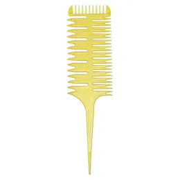 2024 Big Tooth Comb Hair Dyeing Tool Highlighting Comb Brush Salon Pro Fish Bone Design Comb Hair Dyeing Sectioning Free ShippingFor