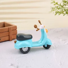 1:12 Dollhouse Miniature Cartoon Motorcykelvagn Modellmöbler Tillbehör för dockhusdekor Kids Play Toys Toys