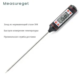 BBQ Kitchen Oil Thermometer Needle Food Thermometer Instant Läs kötttemperaturmätare Tester med sond för grillning7649209