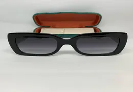 0083Sブラック特大の四角い灰色のレンズサングラスデザインサングラスUV保護0083 55mmレディーススクエアサンガラス