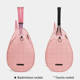 Outdoor -Sport mit großer Kapazität One Schulter -Diagonal -Straddle -Tennisbeutel Racquet Oxford Stoff wasserdichte Badminton 240516