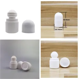 Packing Bottles Wholesale 30Ml Plastic Roll On White Empty Roller Bottle 30Cc Rol-On Ball Deodorant Per Lotion Light Container Drop De Dhafs