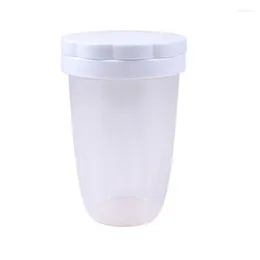 Baking Tools C63B Flour Sifter Canister Plastic Jar Convenient Spreader Cocoas Powder Shaker For Baker Accessory
