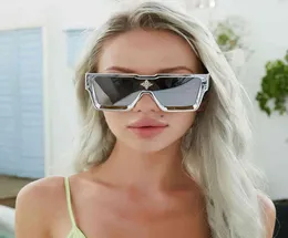 Дизайнер -миллионов Ray Cycle Ruxurious Fashion Sunglasses Womans Mens Новая большая рама европейские американские очки1216730