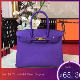 25/30/35 Cm Hot Designer Bag Woman Handbags 20 Colours Women Shopping Large Capacity Tote Bags Top Quality First Layer Cowhide Genuine Leather Clemence Pouch s