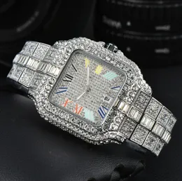 Mens watch Designer watches High Quality day date with diamonds 40mm quartz watch stainless steel watchband Waterproof with fashion gift