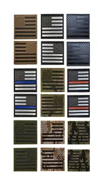 IR USA Flag Army Patch Badges Back Badge Значок плеча PVC PVC военная патч -печать команда Devgru Tactics American8392081