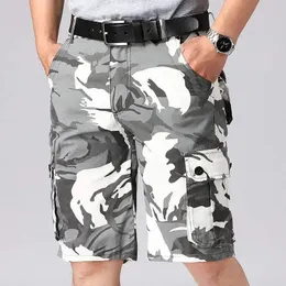 Große Größe Militär Männer Targing Frachtshorts Sommer Y2K Vintage Baggy Outdoor Sport Casual Knie Lenght Tactical Hosen 44 240513