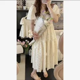 Matchande Mother Daughter Dress Summer Mom and Baby Girl Shor Sleeeve Dresses For Women Clothing Korean Childrens Frocks 240515