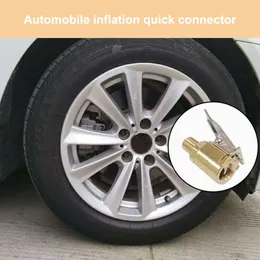 Novo pneu ar-chuck iator conector de clipe-on adaptador de latão de 6 mm de 8 mm de pneu